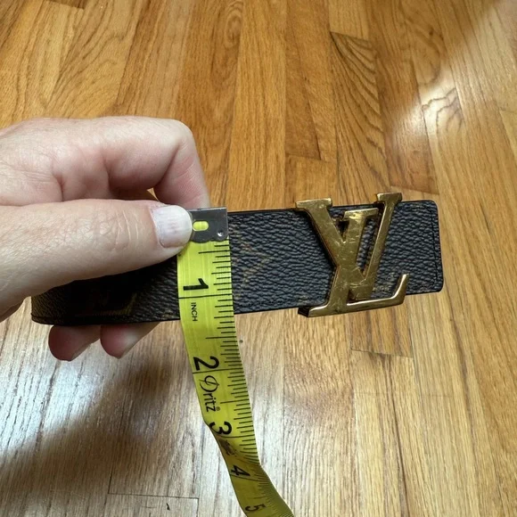 Louis Vuitton Brown Monogram Belt